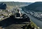 Die Reichsburg aus der Luft, was für ein tolles Bild