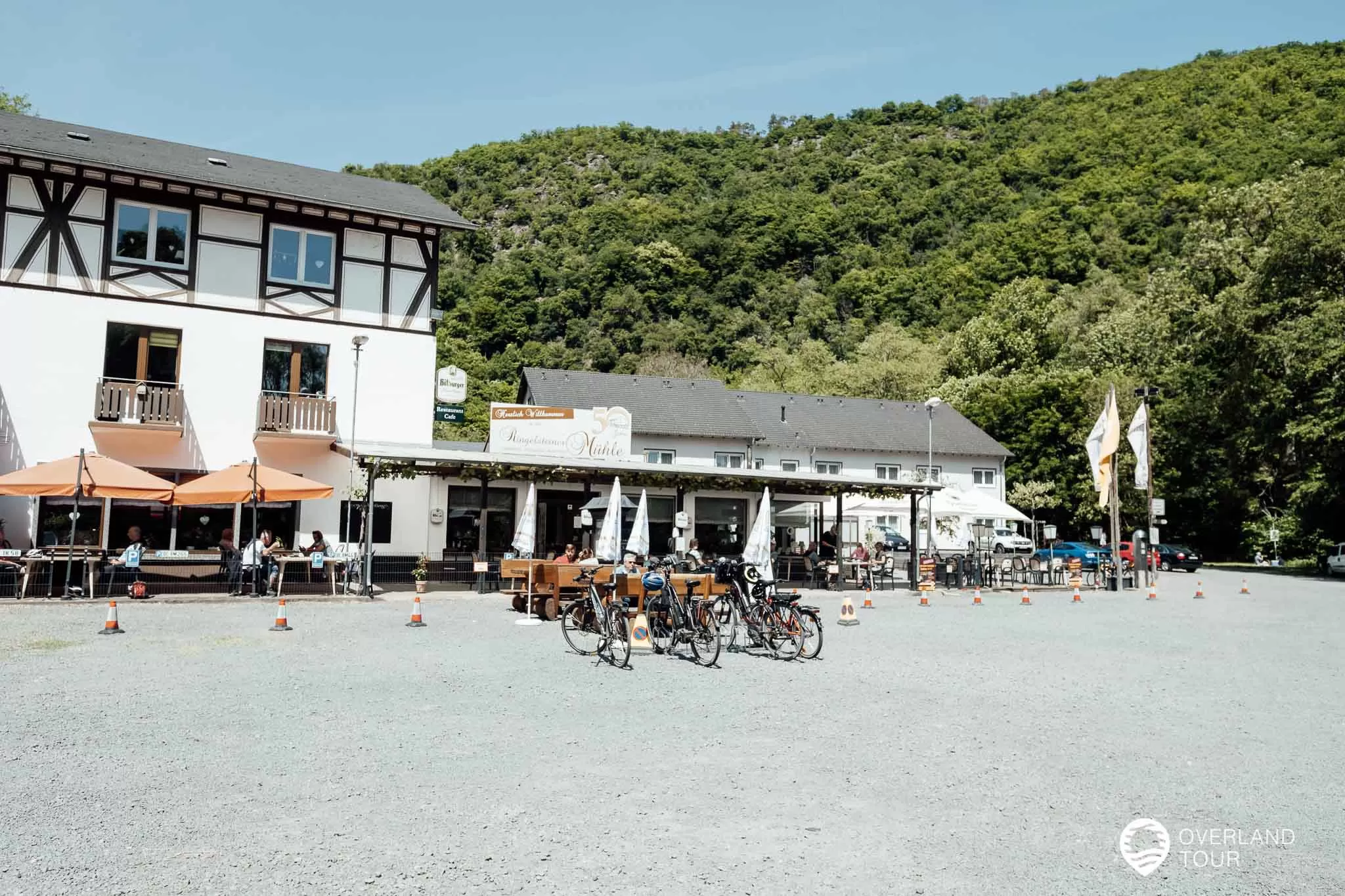 Traumpfad Eltzer Burgpanorama - Wanderung Burg Eltz Hier sind wir eingekehrt für ein Wander-Radler