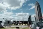 Der Campground im Skyline Garden auf dem Dach der Shopping Mall Skyline Plaza