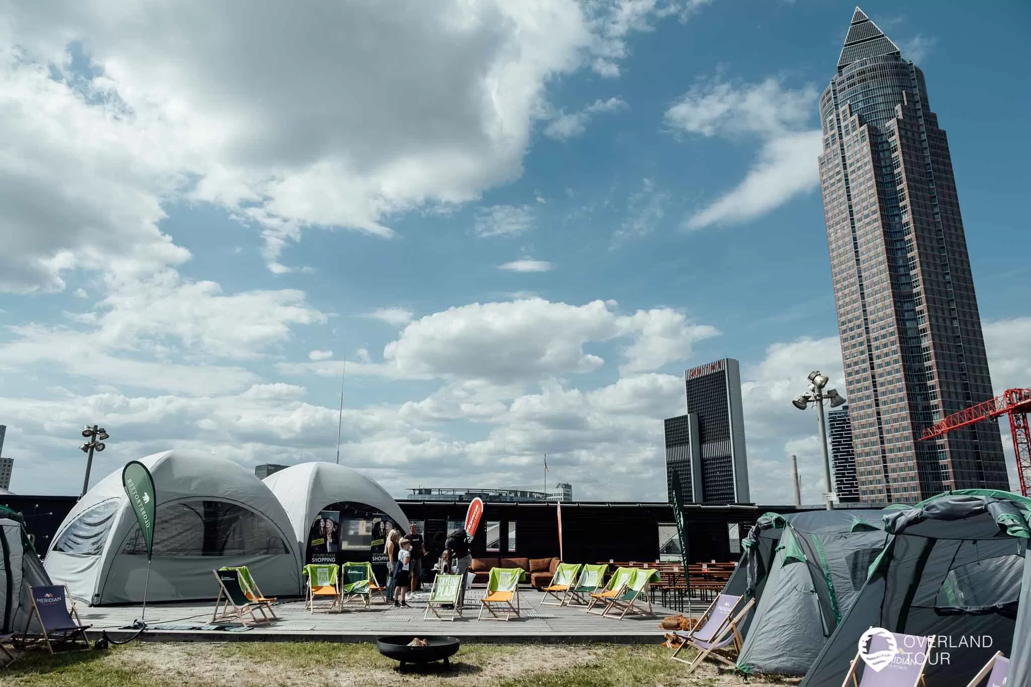 Der Campground im Skyline Garden auf dem Dach der Shopping Mall Skyline Plaza