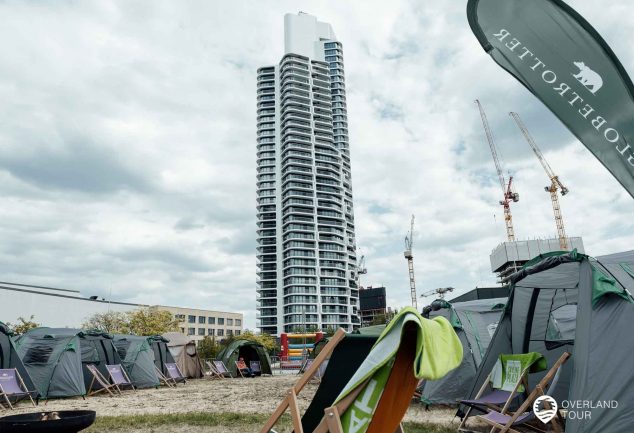 Skyline Camping - Campen über der Skyline Frankfurts