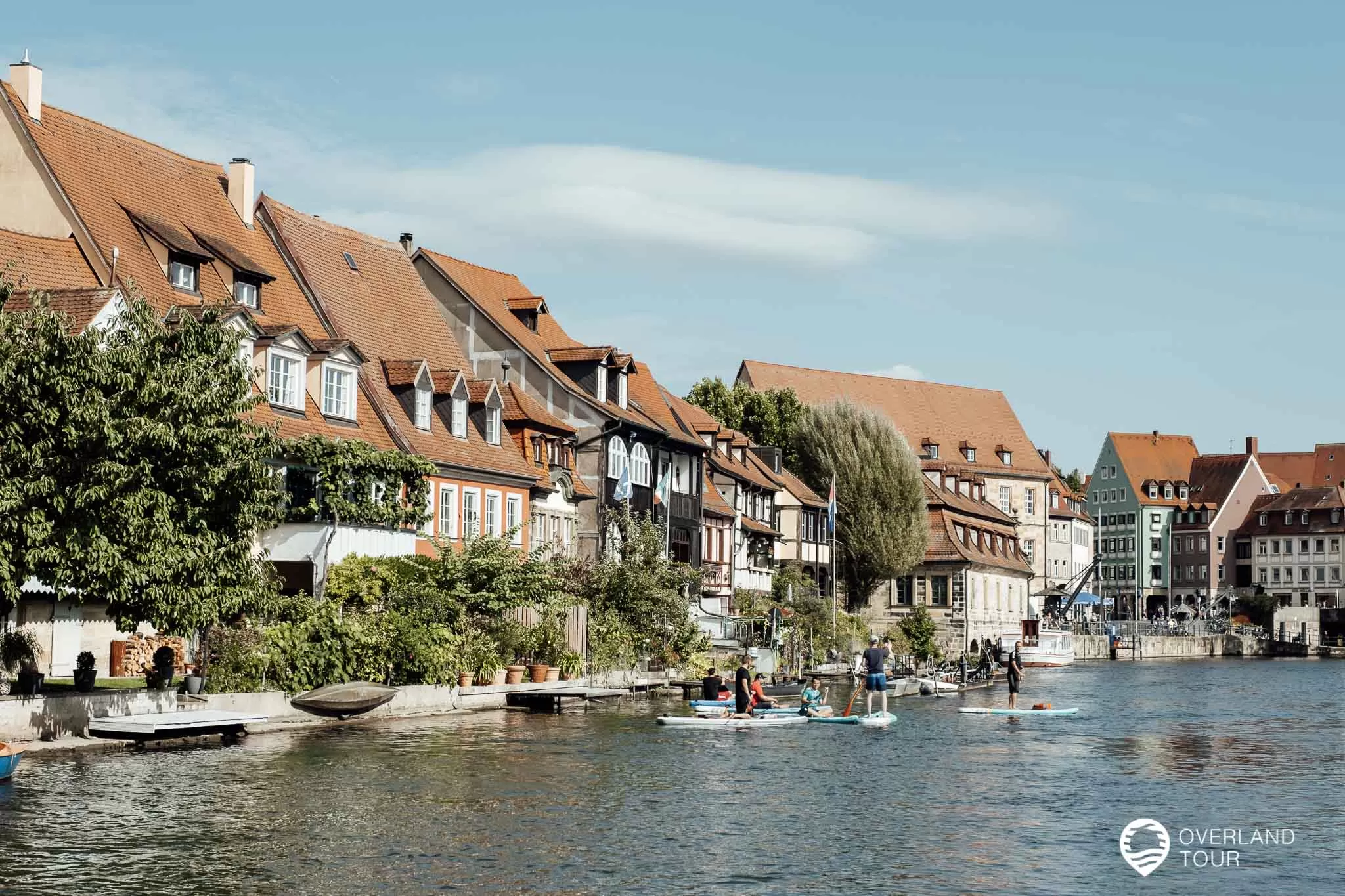 Die schönen Fischerhäuschen von Klein Venedig in Bamberg
