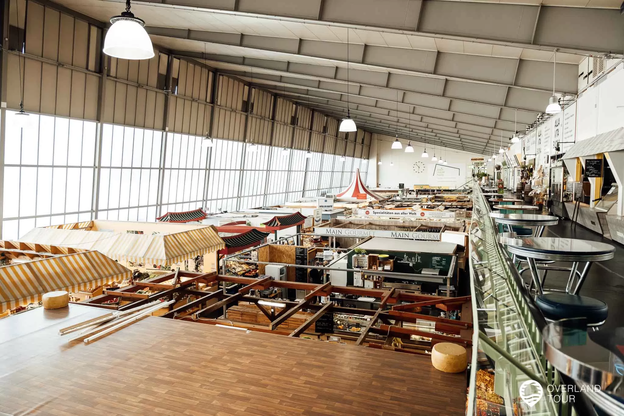 Die Kleinmarkthalle von oben betrachtet