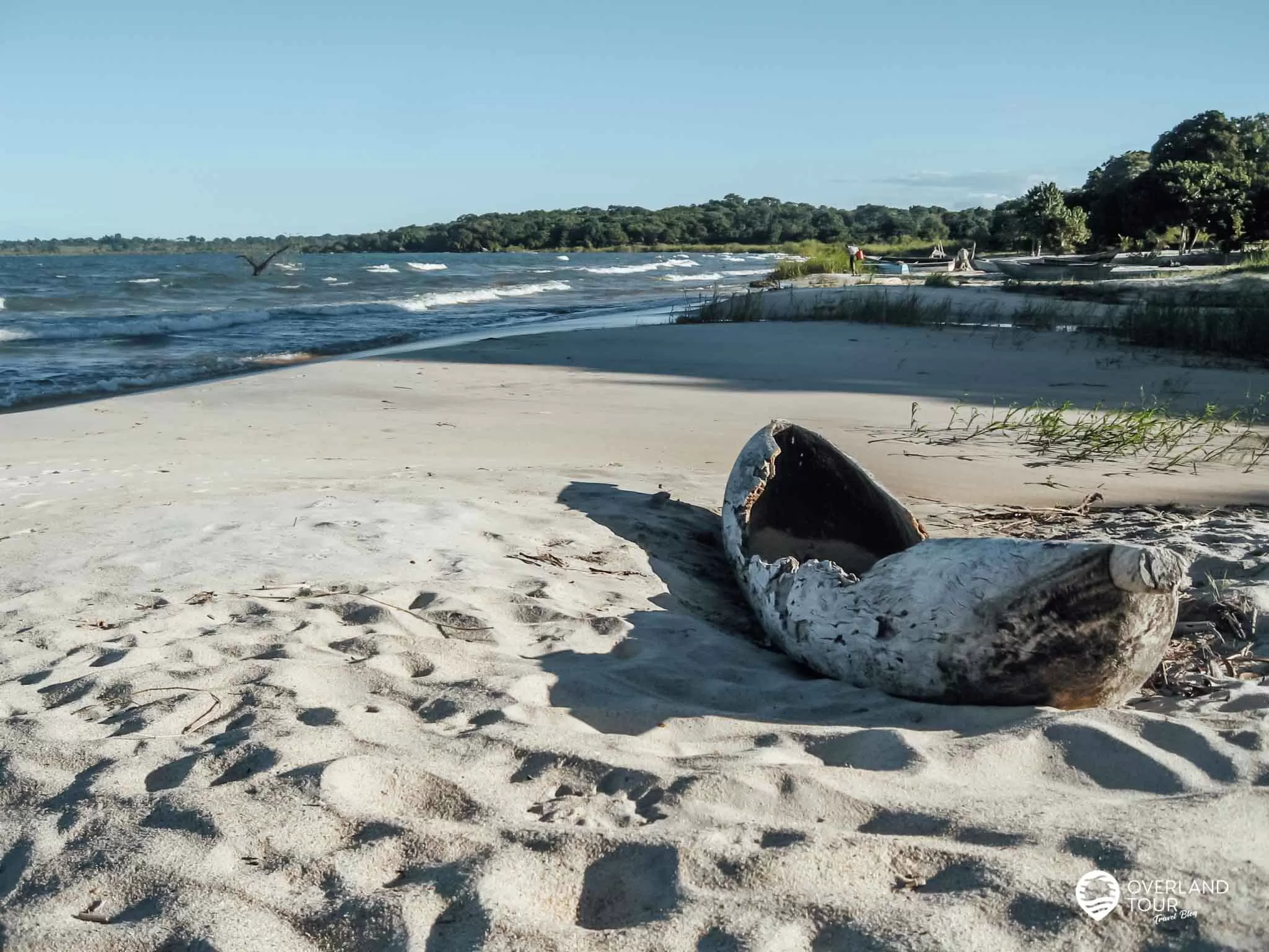 Unser Strand am Malawi See