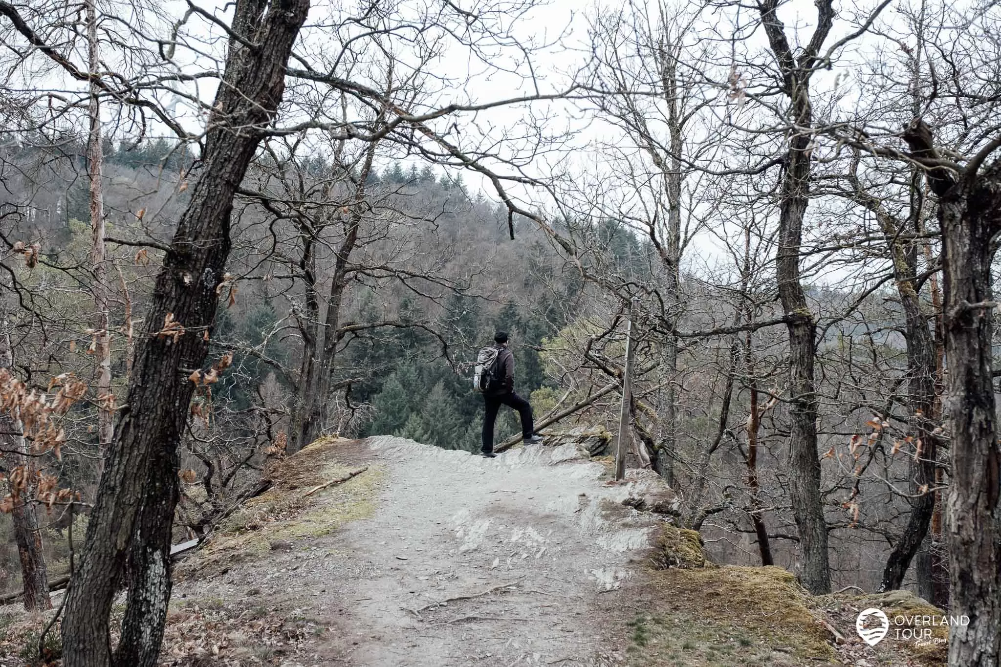 Traumschleife Baybachklamm: Die „Schinkelkaul" offem Kiehstall - Der erste Aussichtspunkt