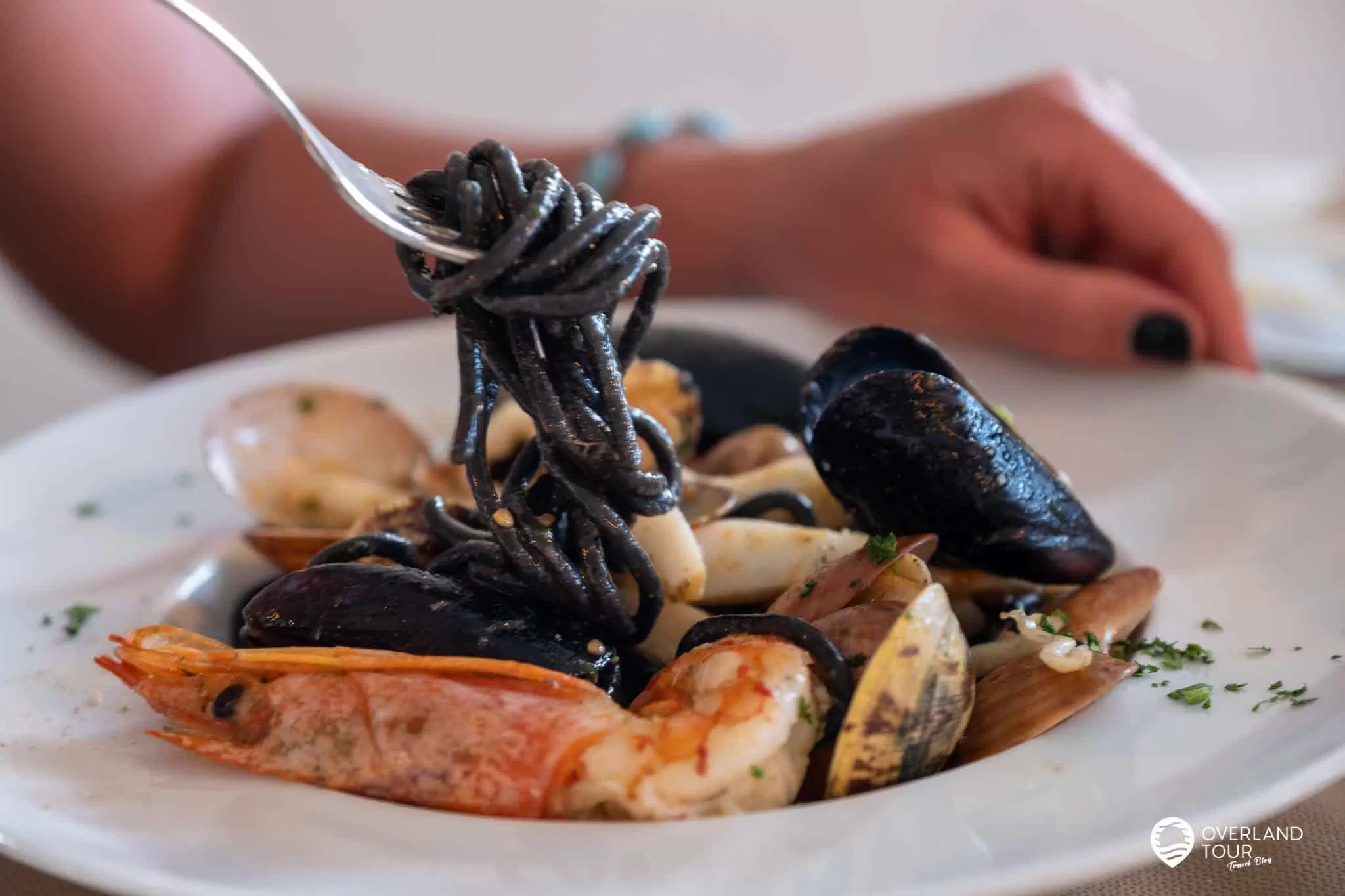 Ristorante Pizzeria Al Tamàs - Hausgemachte Spaghetti mit Meeresfrüchte nach Scoglio Art