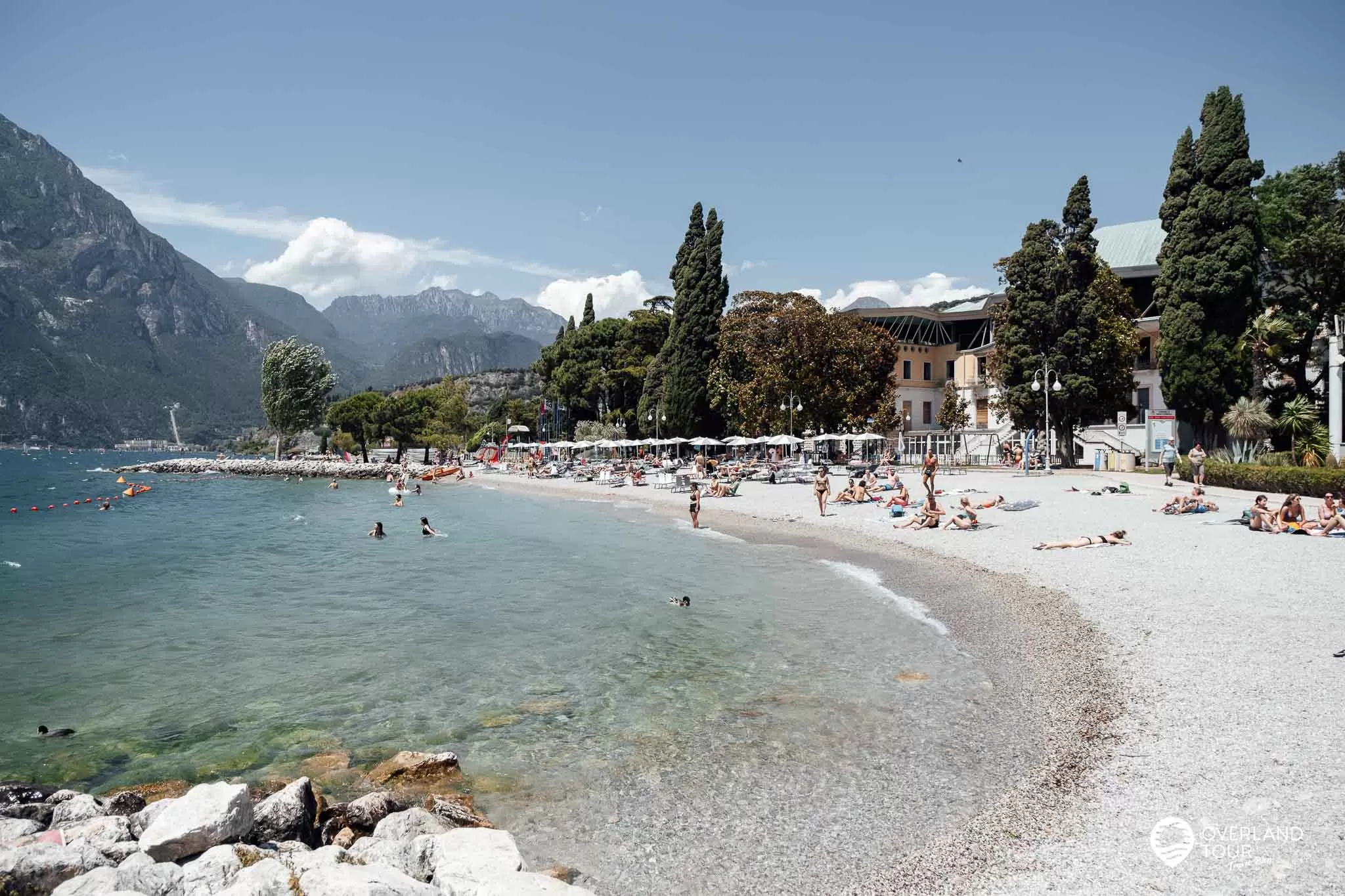 Sehenswürdigkeiten in Riva del Garda und Umgebung: Busatte Beach in Torbole