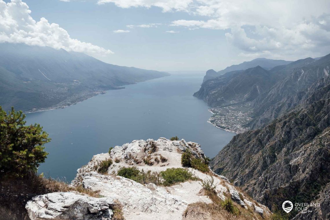 Wanderung Punta Larici: Der Aussichtspunkt Punta Larici am Gardasee
