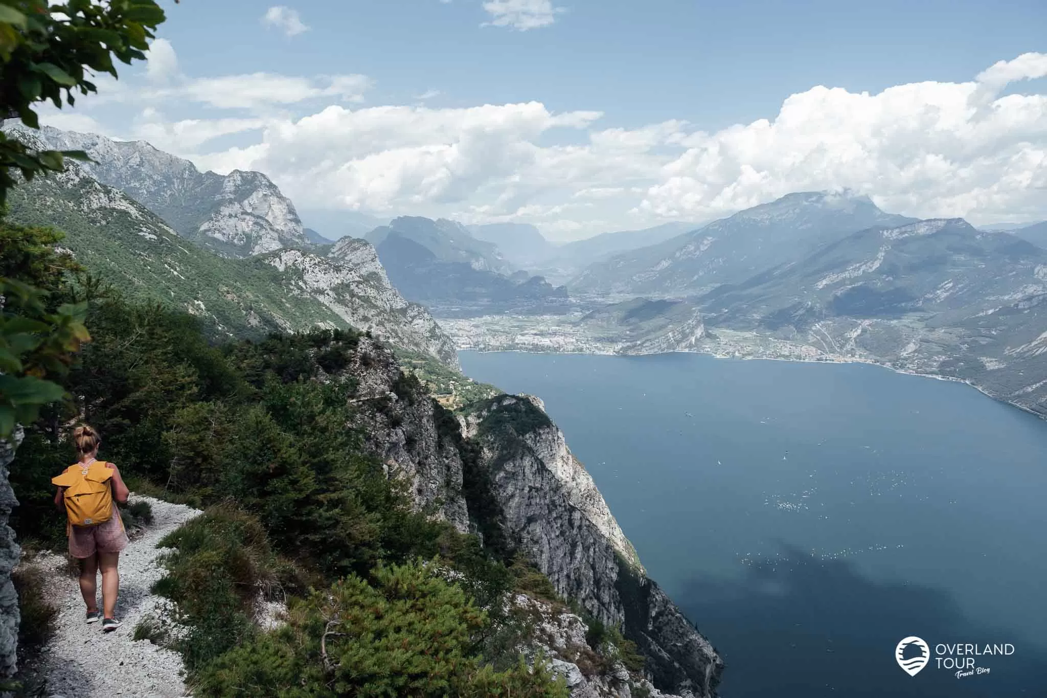 Wanderung Punta Larici ab Pregasina (Wandern bei Riva del Garda) Der Wanderweg 422A vom/zum Punta Larici
