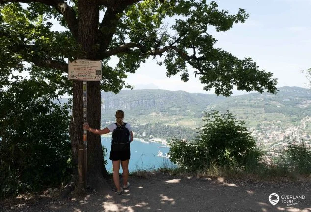 Die Wanderung Rocca di Garda zum Aussichtspunkt La Rocca