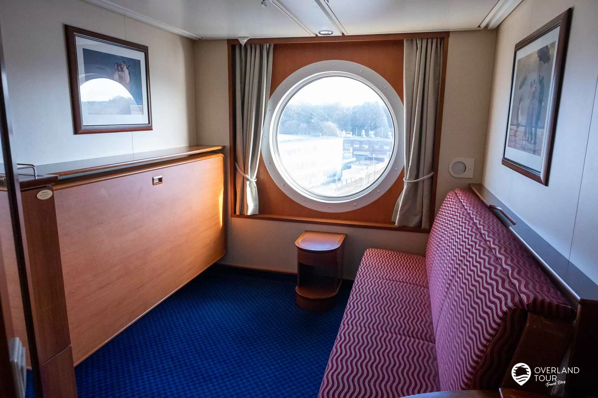 Mini-Kreuzfahrt Oslo ab Kiel mit Color Line Mini-Kreuzfahrt Oslo: Unsere 3-Sterne-Kabine mit Etagenbetten und Meerblick samt großem Bullaugenfenster