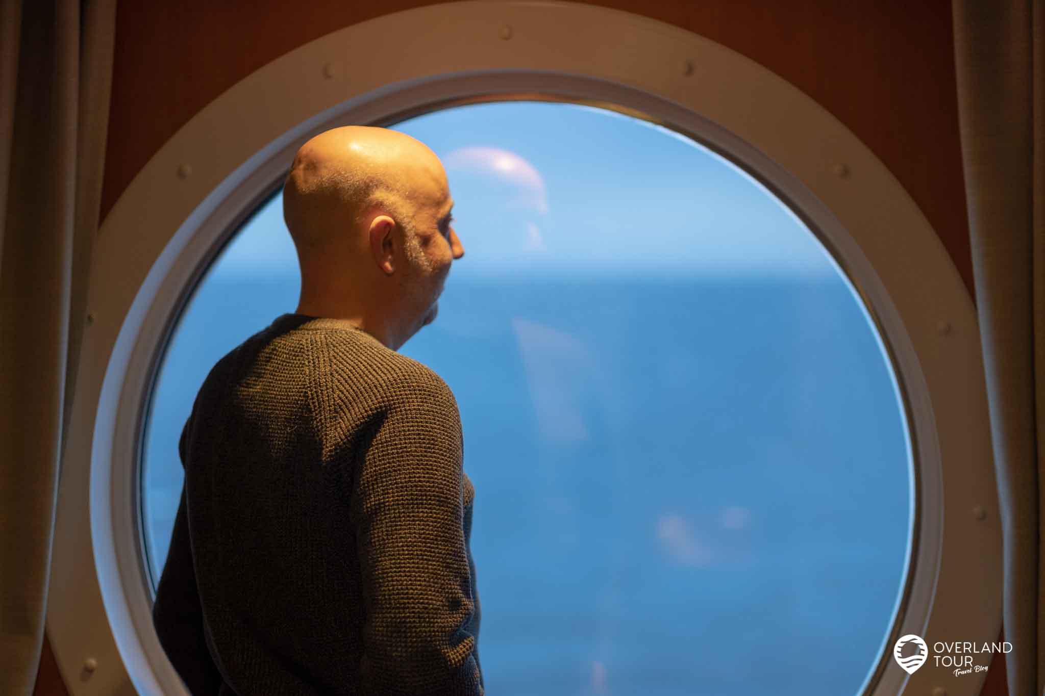Mini-Kreuzfahrt Oslo ab Kiel mit Color Line Mini-Kreuzfahrt Oslo: Die Aussicht aus dem großem Bullaugenfenster