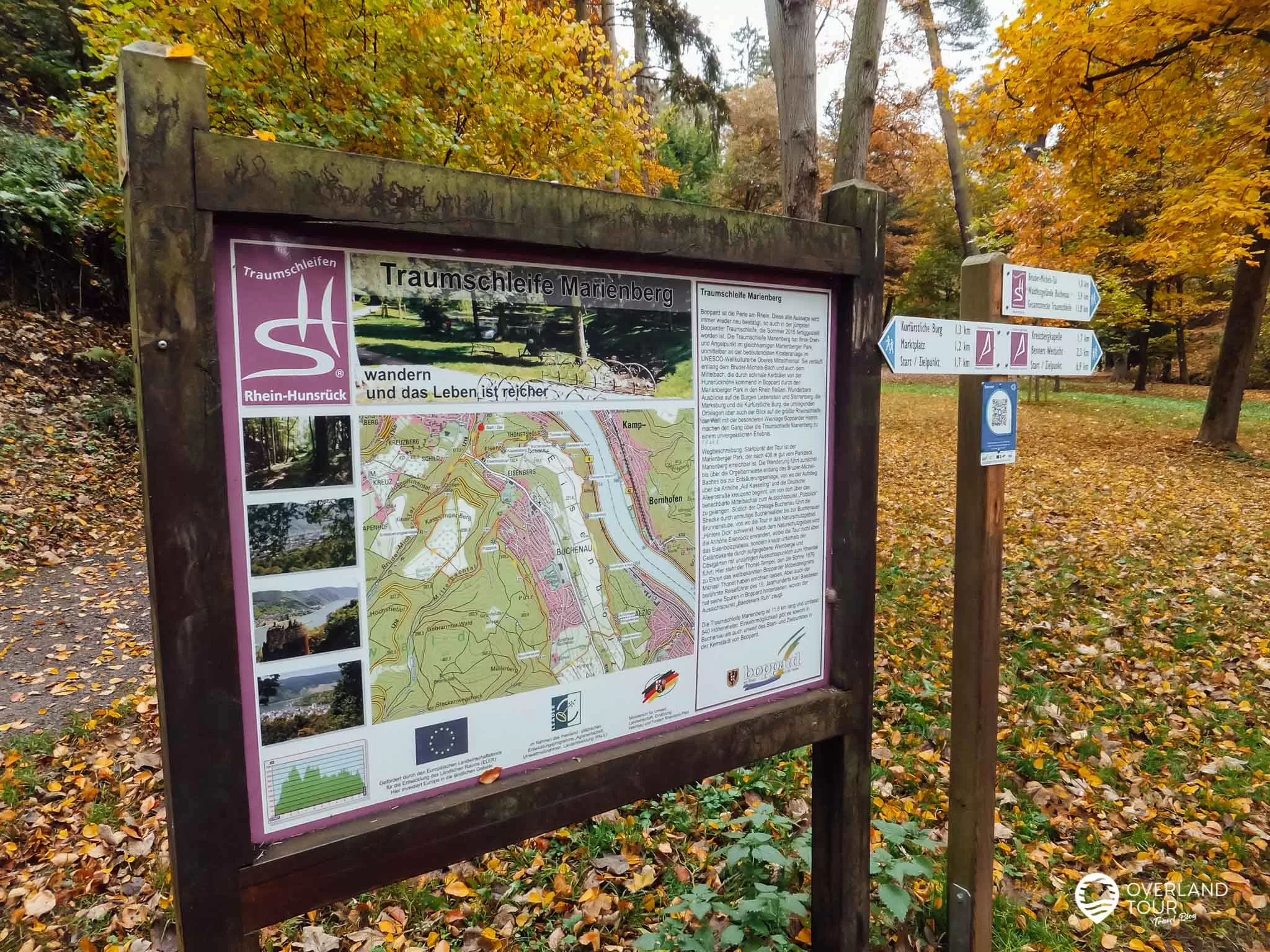Traumschleife Marienberg - Wandern ab Boppard Los geht es am offizielle Startpunkt der Traumschleife Marienberg