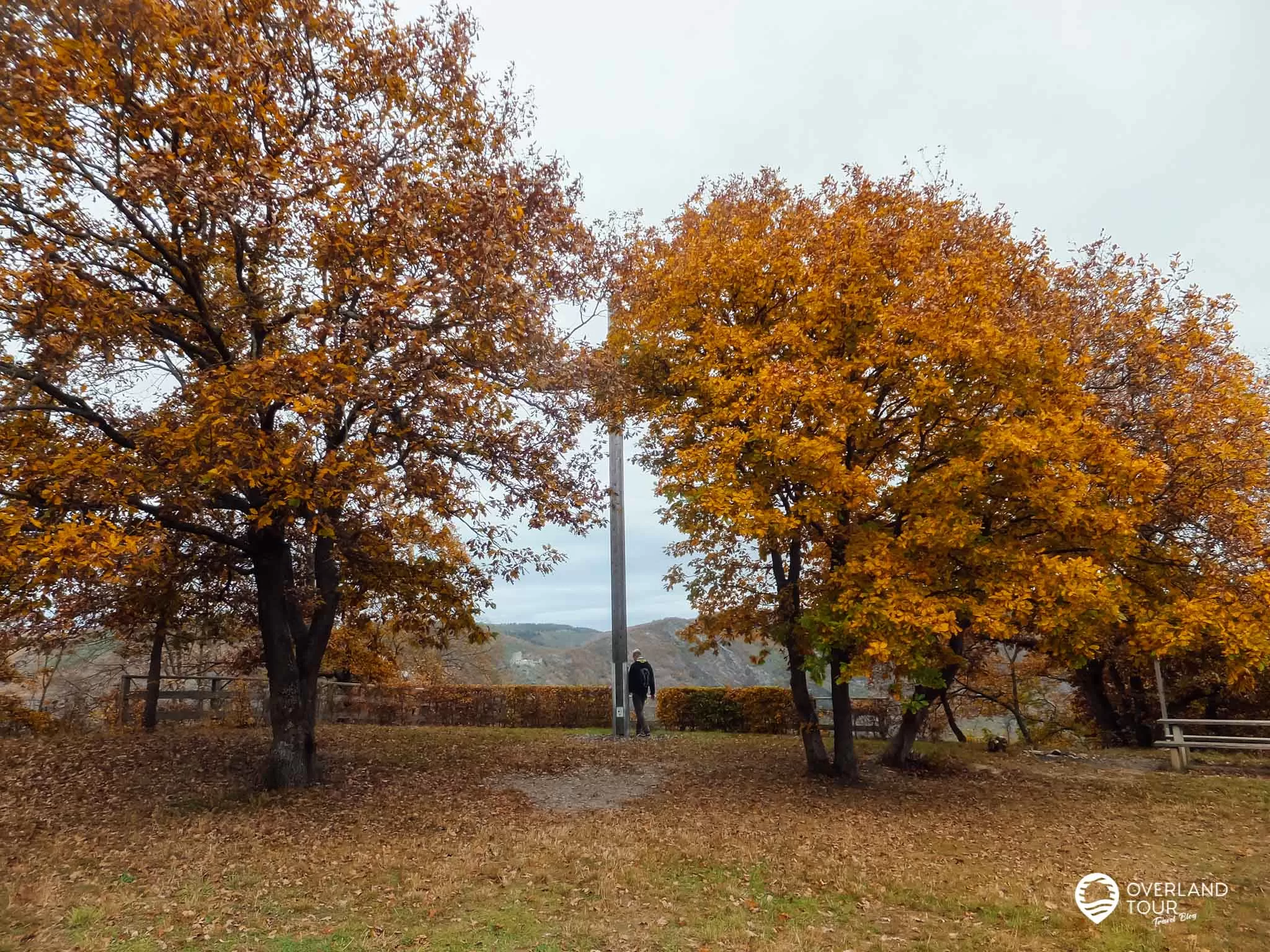 Traumschleife Marienberg - Wandern ab Boppard Das Friedenskreuz oberhalb von Bad Salzig