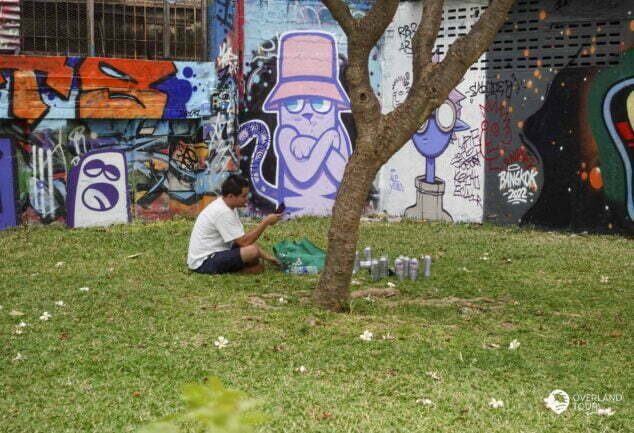 Der Chaloemla Park (Graffiti Park) Bangkok