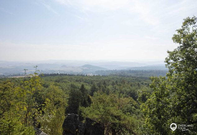 Wandertour Mörschieder Burr über den Felsenpfad und Wildenburg zur Rosselhalde im Nationalpark Hunsrück-Hochwald