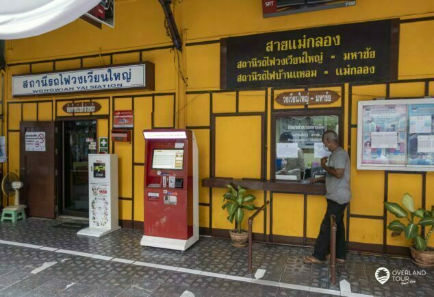 Der Besuch des Mae Klong Railway Market bei Bangkok