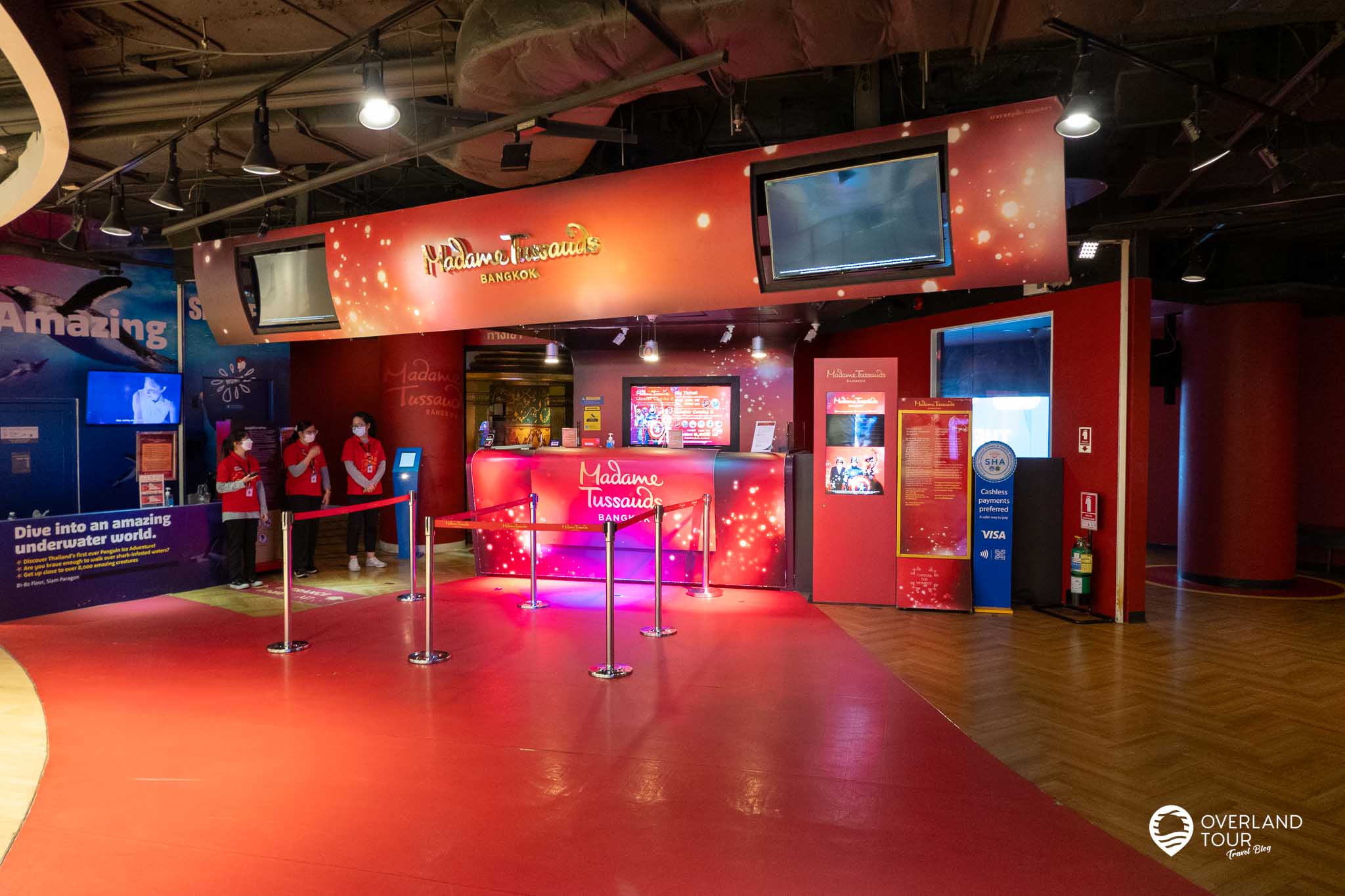 Der Eingang vom Madame Tussauds Bangkok im Siam Discovery
