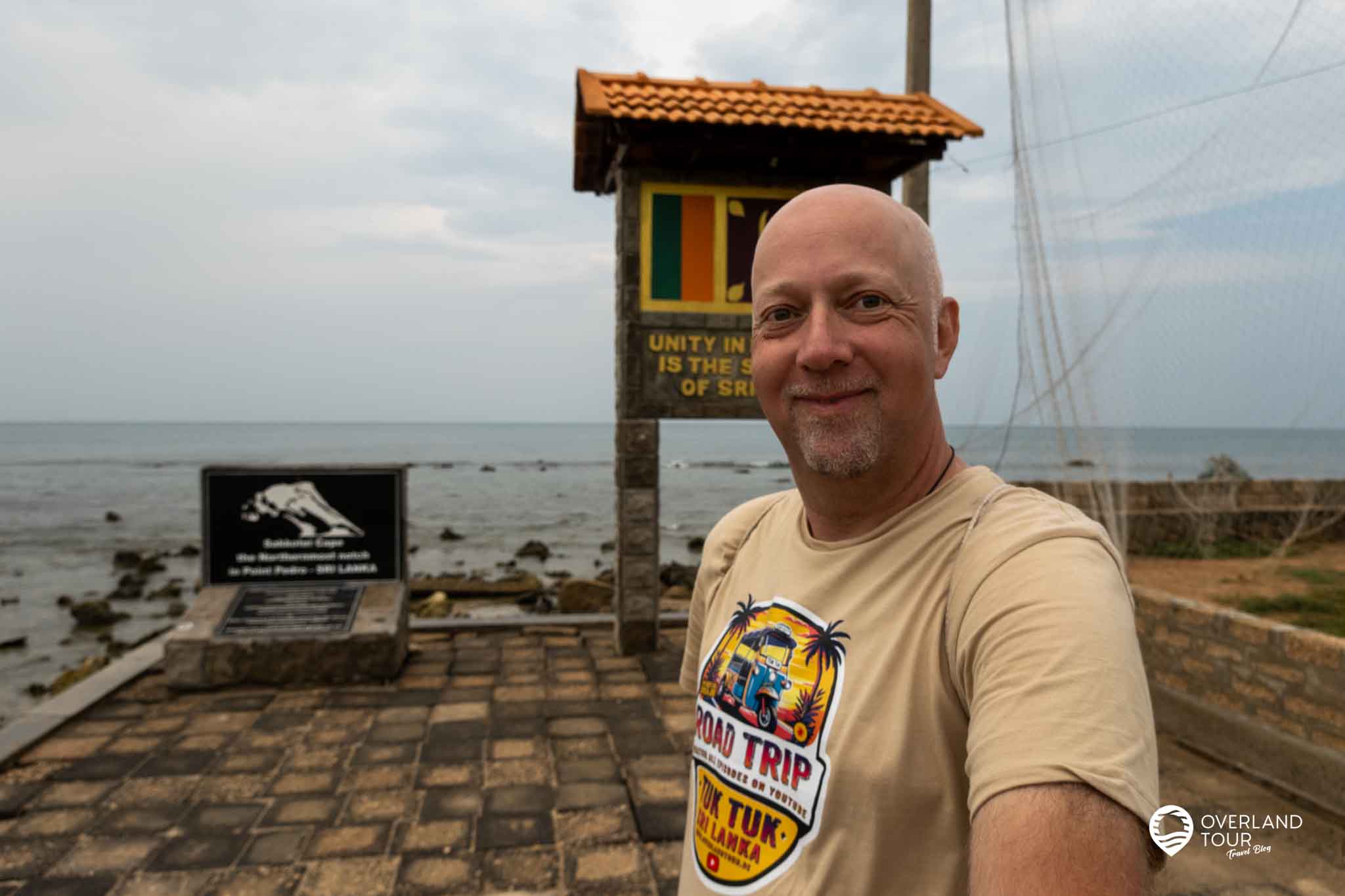 Entdecke Jaffnas Sehenswürdigkeiten per Tuk-Tuk The Sakkotai Cape (The northernmost point of Sri Lanka)