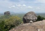 Die super Aussicht auf den Lion´s Rock vom Pidurangala Rock aus